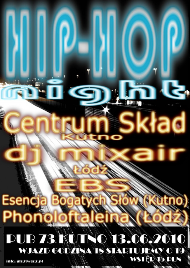 Hip-Hop Night: Centrum Skład, dj mixair, EBS, Phonoloftaleina - Zdjęcie główne