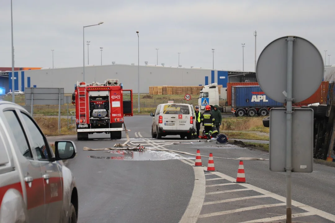 Wypadek na ul. Intermodalnej w Kutnie