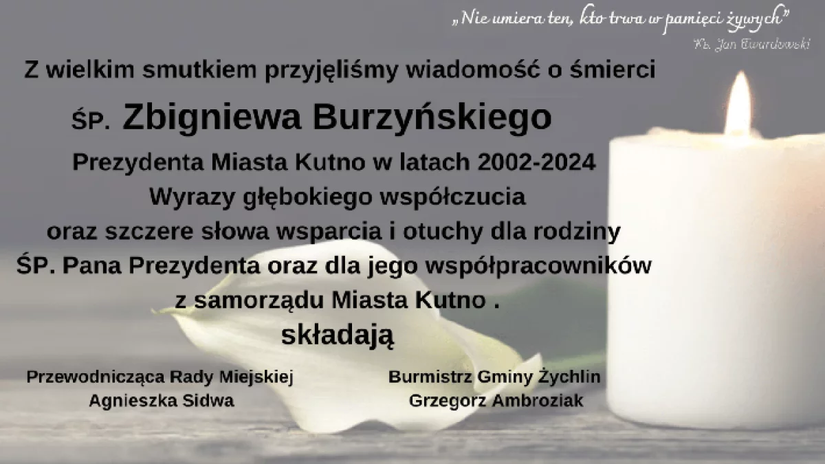 Kondolencje - Zdjęcie główne