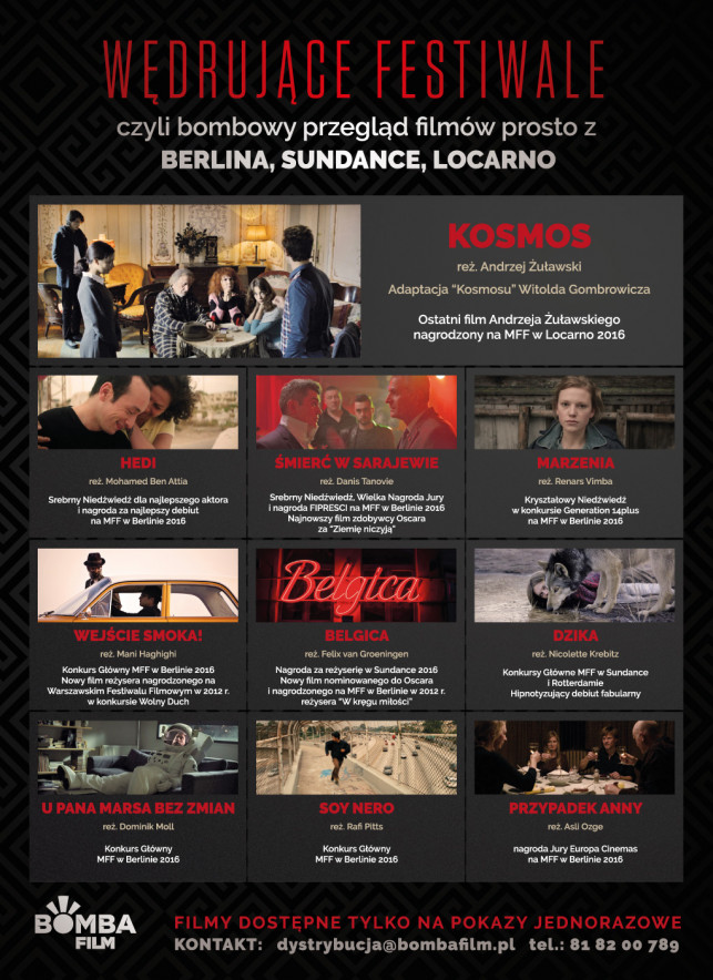 Wędrujące Festiwale, czyli bombowy przegląd filmów - Zdjęcie główne