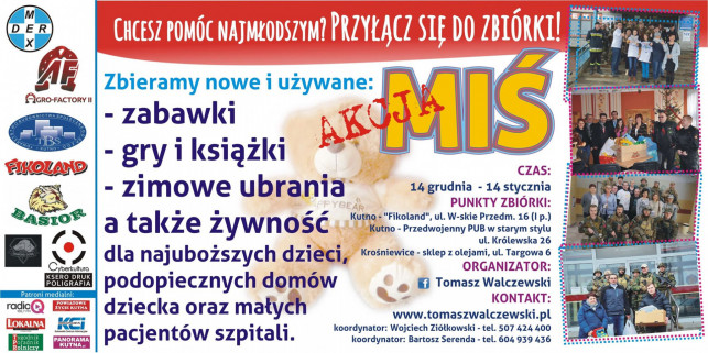Niosą pomoc najbardziej potrzebującym - Rusza Akcja Miś! - Zdjęcie główne