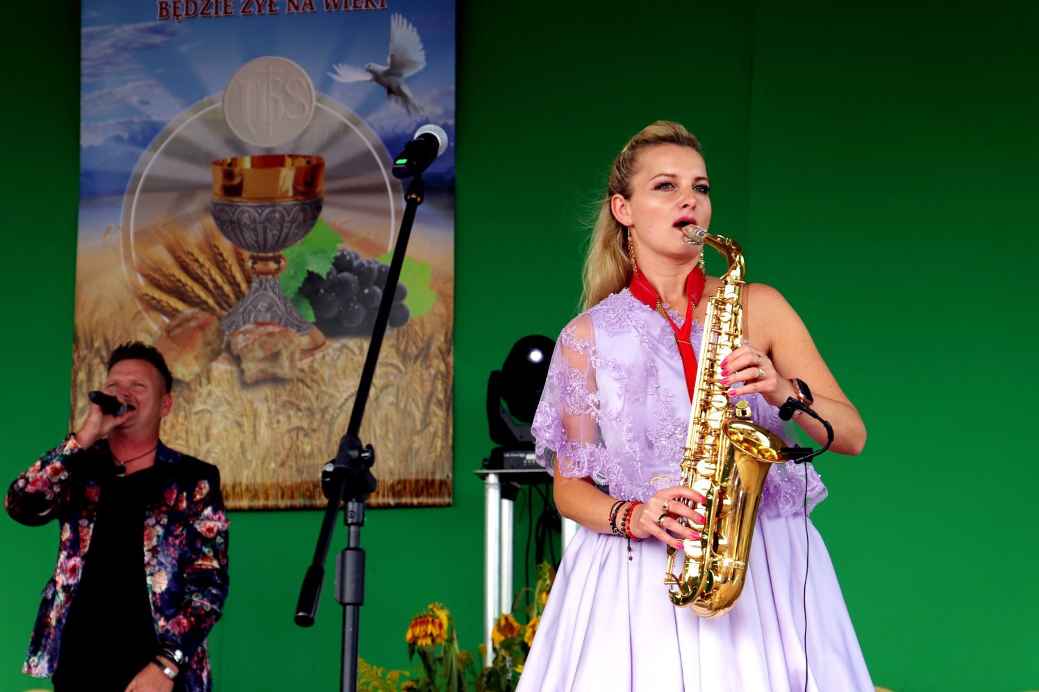 Na dożynkach w pod Kutnem wystąpiły gwiazdy disco-polo