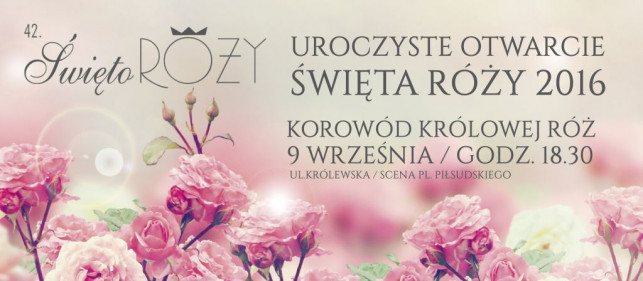 Korowód i pierwszy walc Królowej Róż na otwarcie Święta Róży - Zdjęcie główne