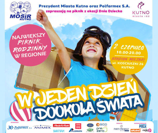 MOSiR - Piknik Rodzinny 2 czerwca 2019 - W jeden dzień dookoła świata  - Zdjęcie główne