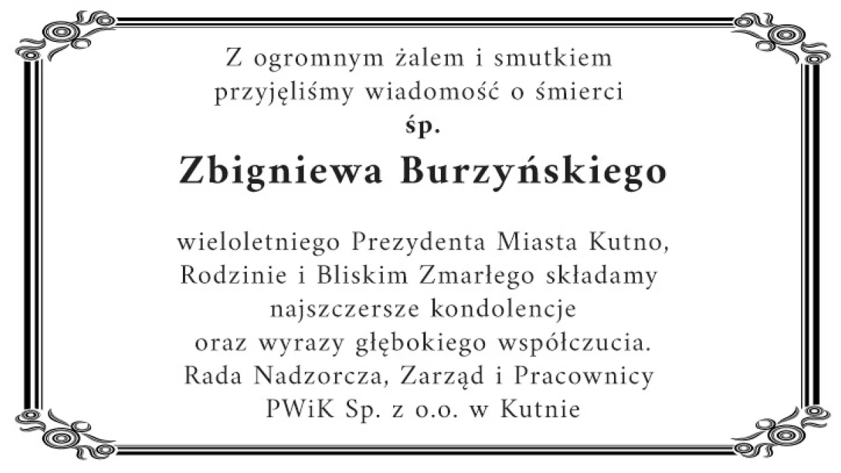 Kondolencje - Zdjęcie główne