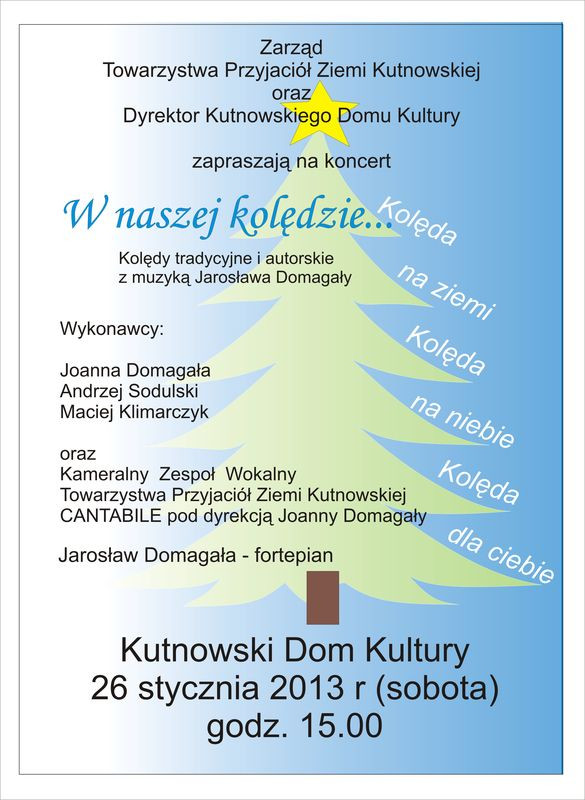 Koncert "W naszej kolędzie" - Zdjęcie główne