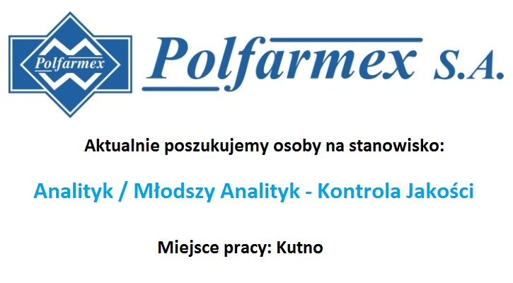 Analityk / Młodszy Analityk – Kontrola Jakości - Zdjęcie główne