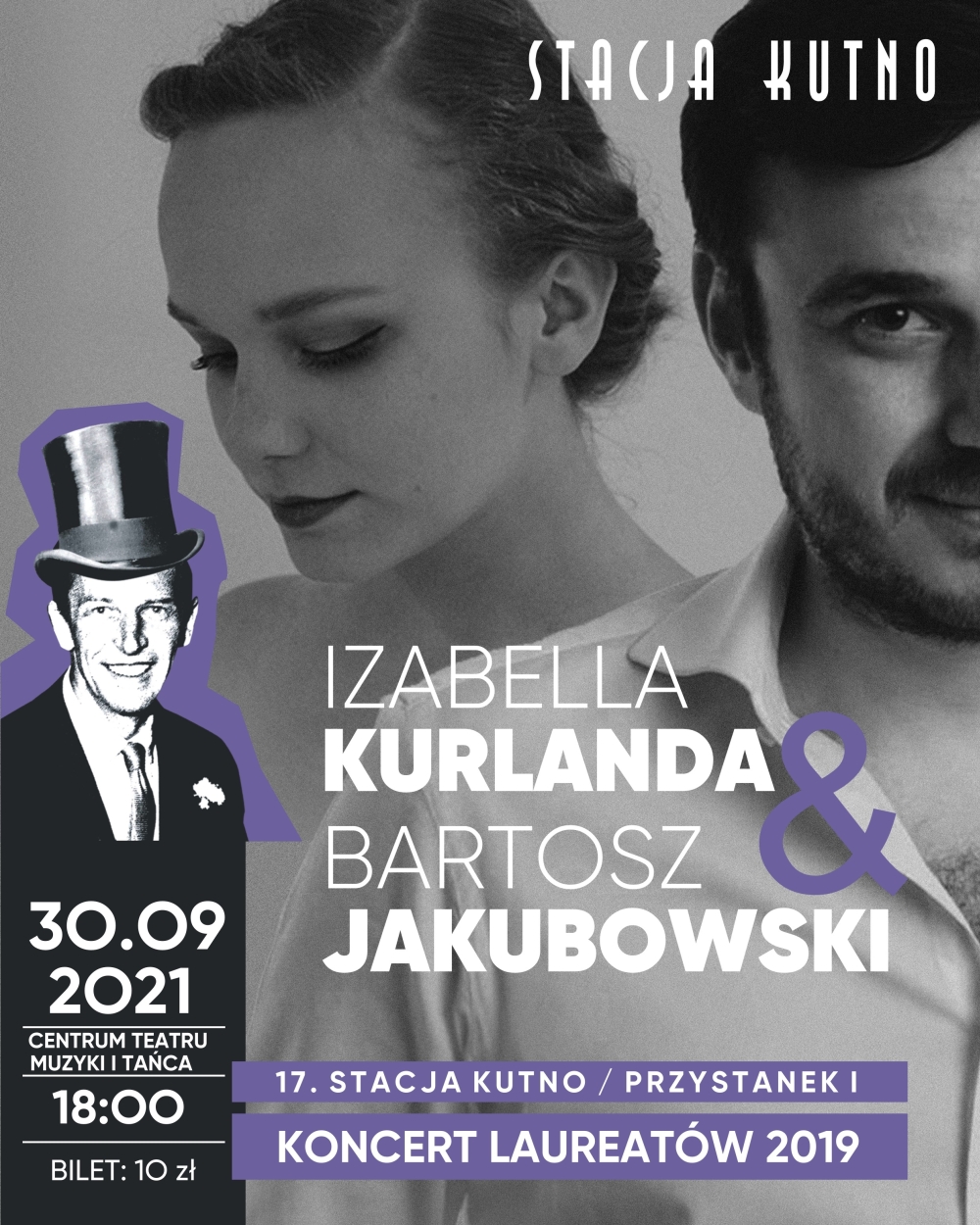 Izabella Kurlanda i Bartosz Jakubowski zaśpiewają podczas Stacji Kutno 2021