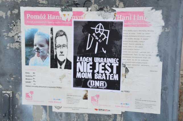 Wojna polsko-ukraińska? Kontrowersyjne plakaty na ulicach miasta - Zdjęcie główne