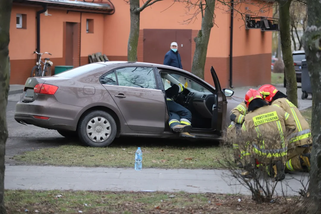 Wypadek na skrzyżowaniu Łokietka i Chrobrego w Kutnie