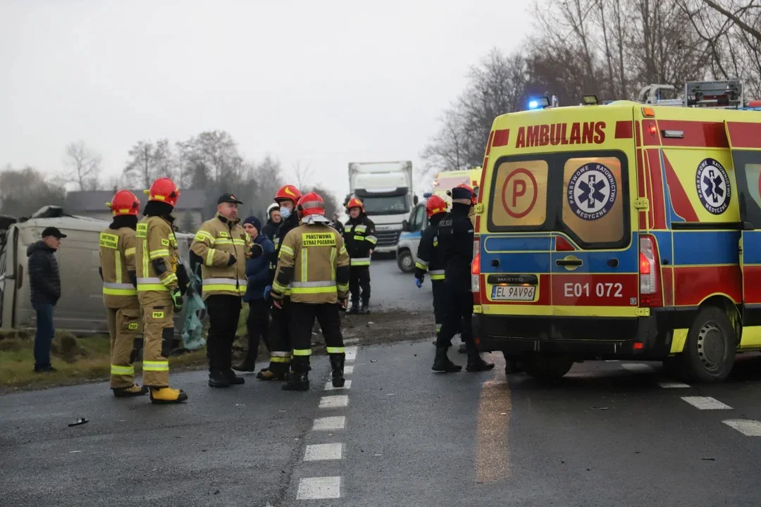 Śmiertelny wypadek na trasie między Kutnem a Łodzią