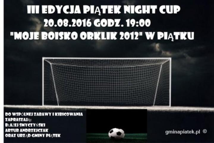 III edycja Piątek Night Cup - Zdjęcie główne
