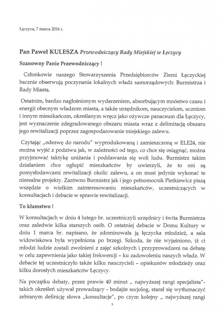 Jak wygląda "anonimowe" pismo do władz? Publikujemy jego treść! - Zdjęcie główne