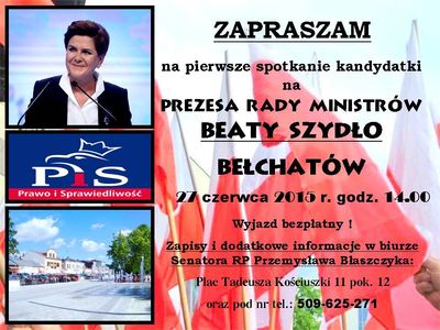 Spotkanie z Beatą Szydło - Zdjęcie główne