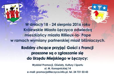 Odwiedziny mieszkańców z Rillieux-la-Pape - Zdjęcie główne