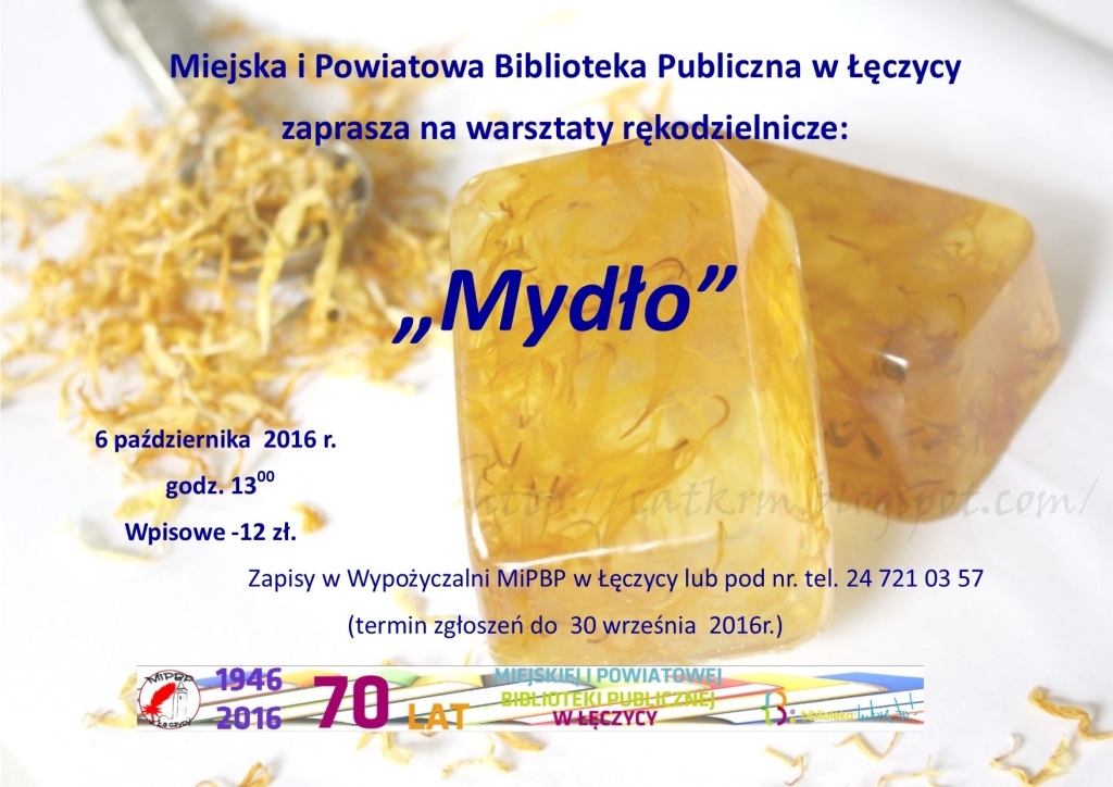 Warsztaty rękodzielnicze "Mydło" - Zdjęcie główne