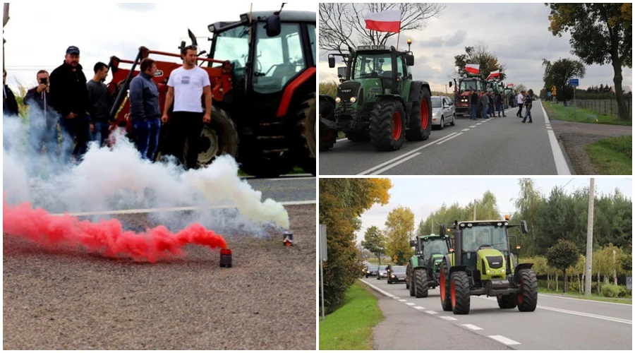 Rolnicy sparaliżują ruch na drogach. Których miejsc unikać? [LISTA] - Zdjęcie główne