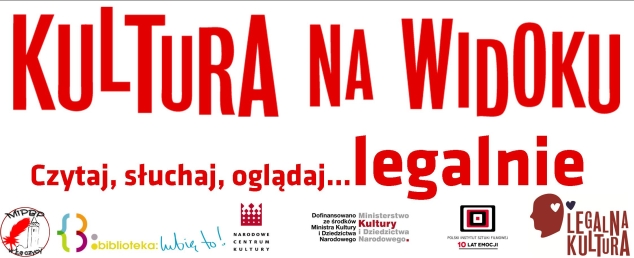 Kultura Na Widoku! - Czytaj, słuchaj, oglądaj… legalnie! - Zdjęcie główne