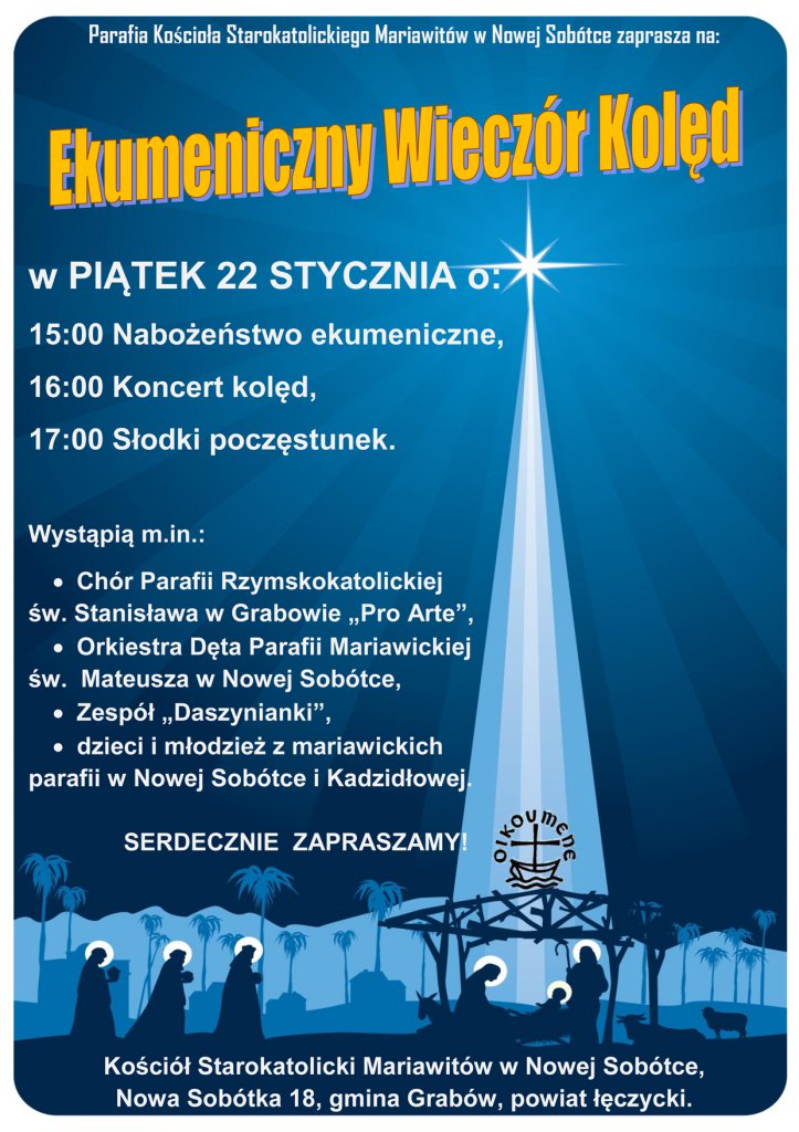Ekumeniczny Wieczór Kolęd - Zdjęcie główne