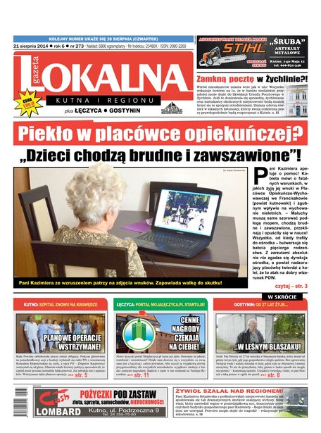 Czytaj nową Gazetę Lokalną! - Zdjęcie główne