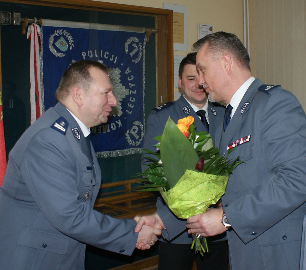 Zmiana na stanowisku I Zastępcy Komendanta Powiatowego Policji w Łęczycy - Zdjęcie główne