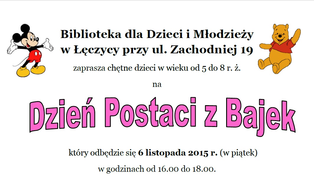 "Dzień Postaci z Bajek" - Zdjęcie główne