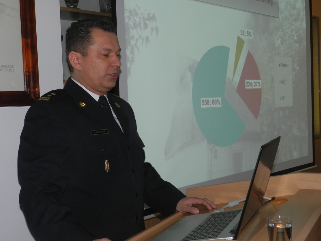 Narada roczna w Komendzie Powiatowej Państwowej Straży Pożarnej - Zdjęcie główne