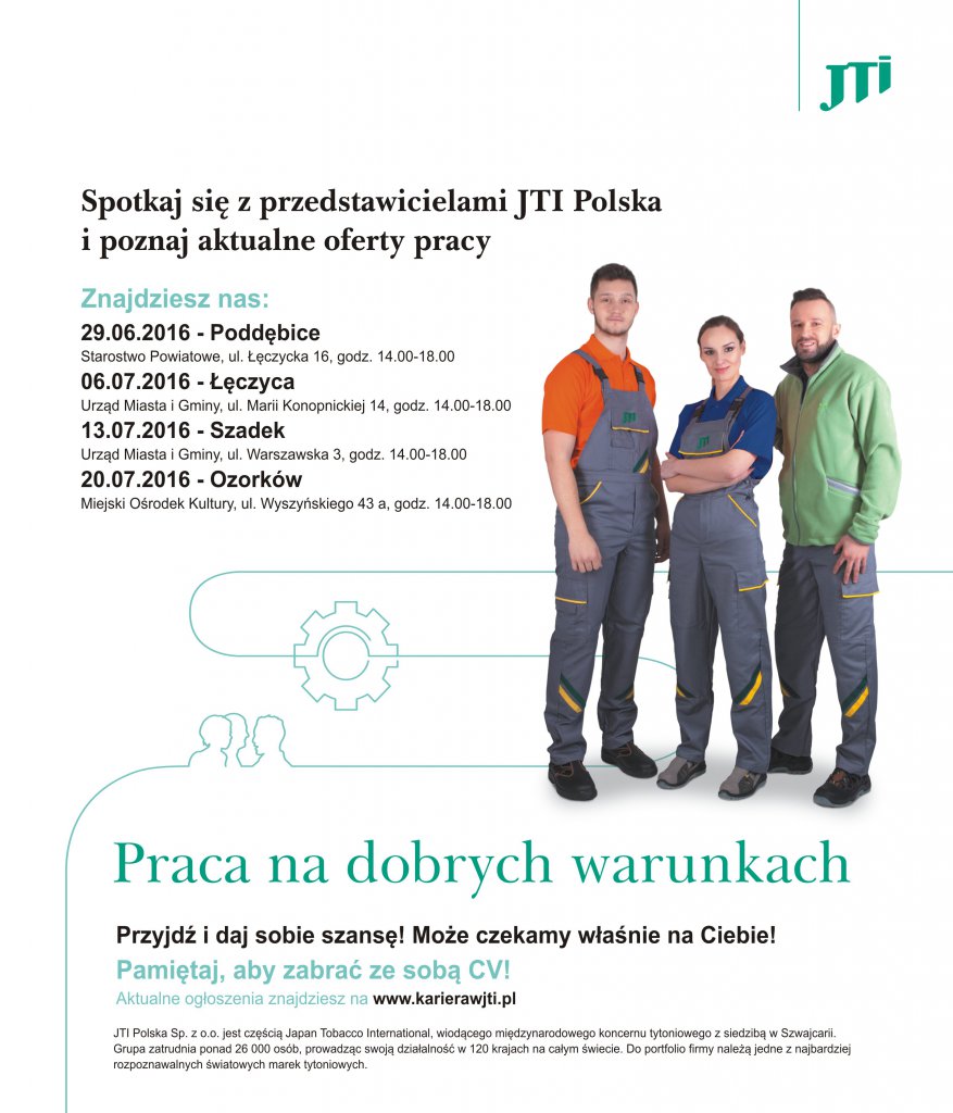 Praca na lata w JTI Polska - Zdjęcie główne
