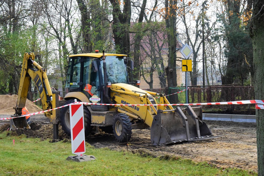 W Łęczycy ruszyła budowa drogi łączącej ul. Belwederską i Górniczą.