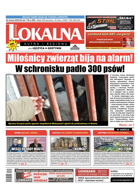 Czytaj nową Gazetę Lokalną! - Zdjęcie główne