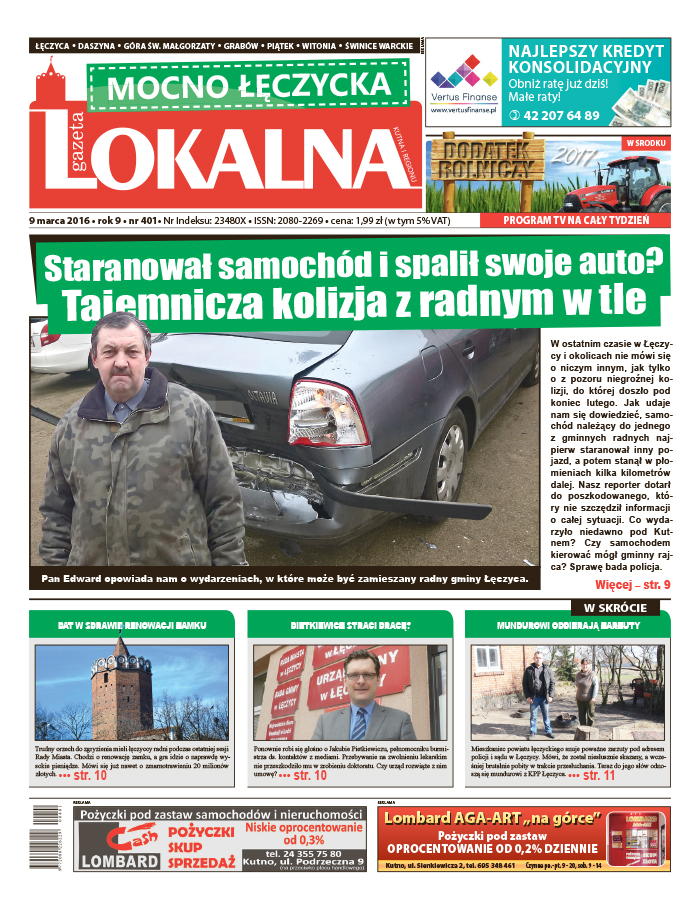 Czytaj nową Gazetę Lokalną! - Zdjęcie główne