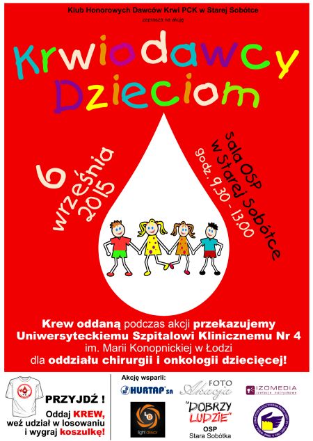 Krwiodawcy dzieciom - Zdjęcie główne