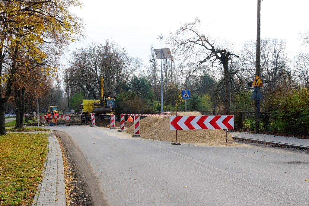 W Łęczycy ruszyła budowa drogi łączącej ul. Belwederską i Górniczą.
