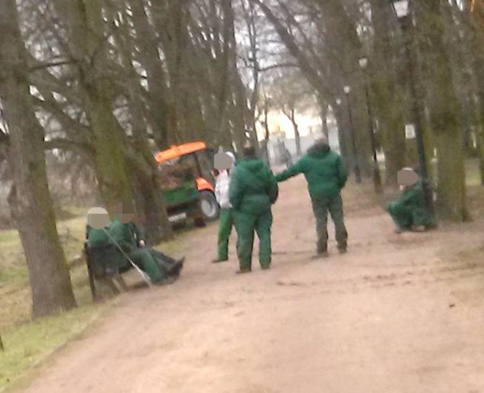 Łęczycki park tonie w śmieciach, a pracownicy wolą odpoczywać zamiast sprzątać - Zdjęcie główne