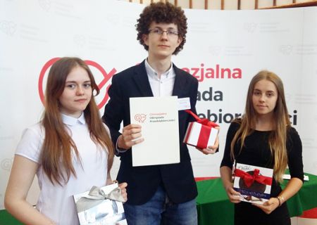 Gimnazjalista wśród najlepszych przedsiębiorców - Zdjęcie główne