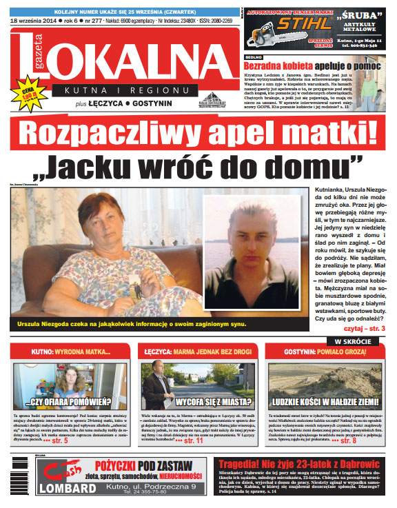 Czytaj nową Gazetę Lokalną! - Zdjęcie główne