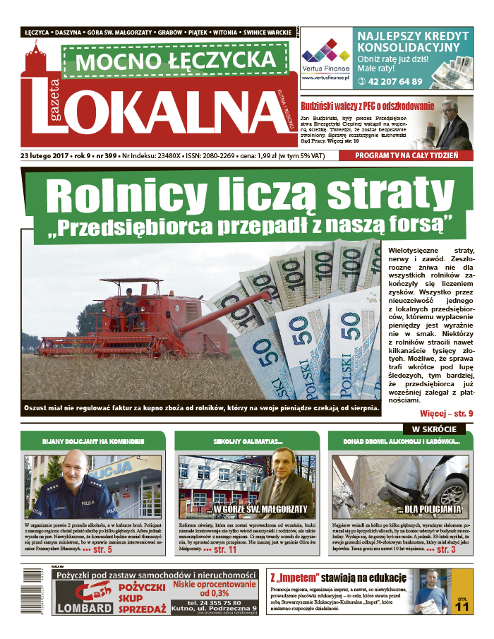 Czytaj nową Gazetę Lokalną! - Zdjęcie główne