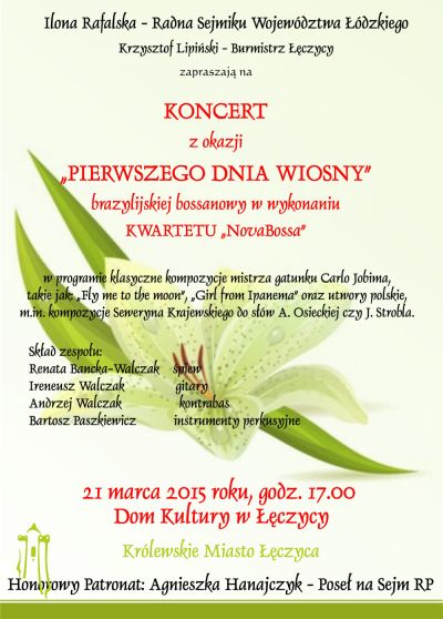 Koncert z okazji "Pierwszego Dnia Wiosny" - Zdjęcie główne