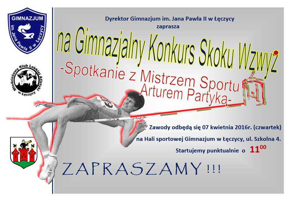 Gimnazjalny Konkurs Skoku Wzwyż - Zdjęcie główne