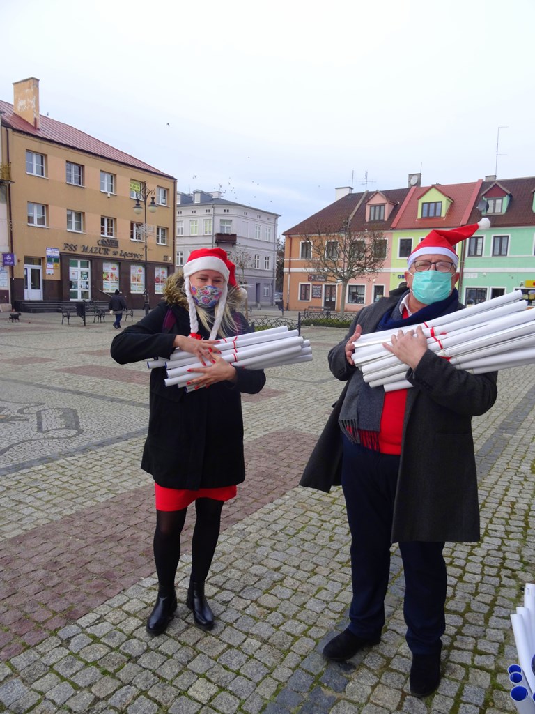 Burmistrz rozdawał kalendarze - Zdjęcie główne