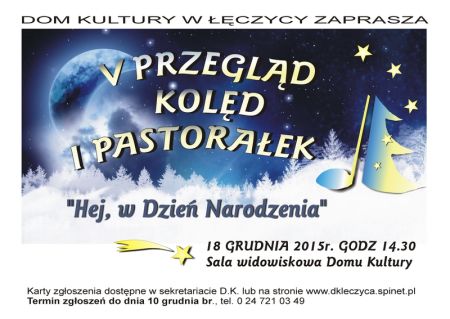 V Przegląd Kolęd i Pastorałek - Zdjęcie główne