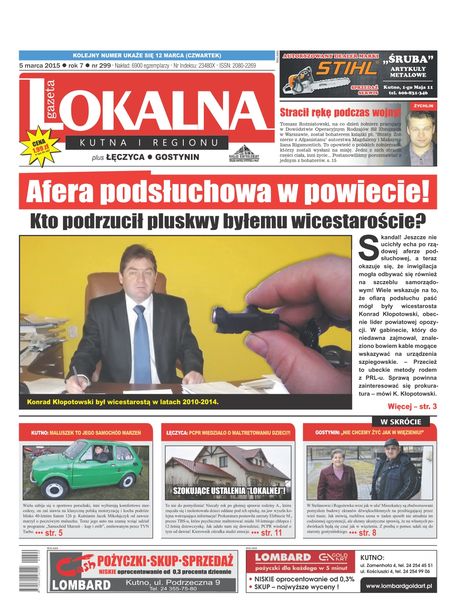  Czytaj nową Gazetę Lokalną! - Zdjęcie główne