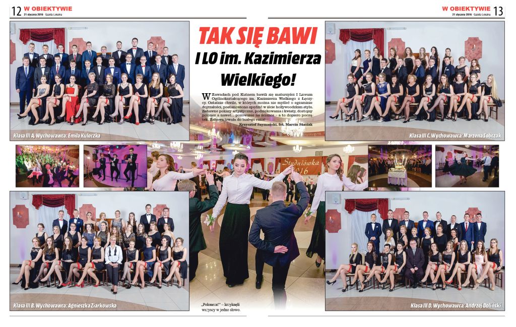Tak się bawi I LO im. Kazimierza Wielkiego! - Zdjęcie główne