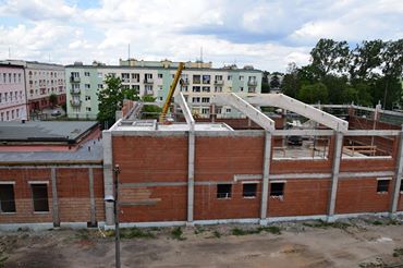 Trwa budowa nowej hali sportowej przy SP3 - Zdjęcie główne