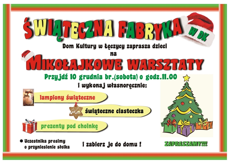 Świąteczna Fabryka w Domu Kultury - Zdjęcie główne