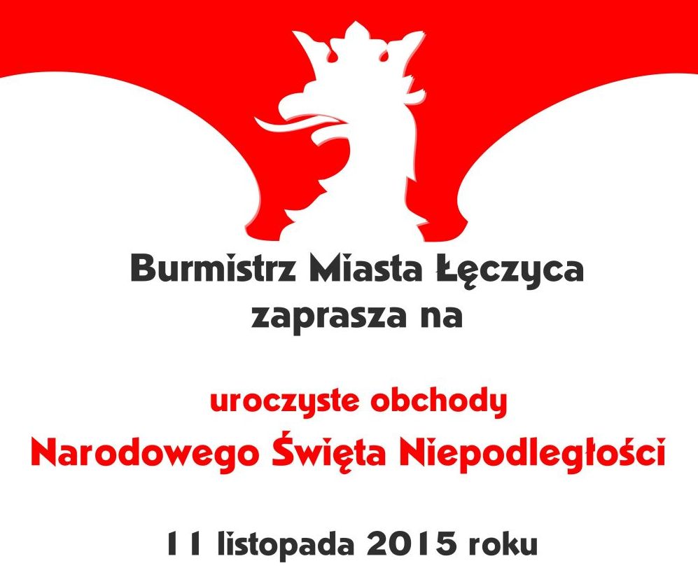 Burmistrz zaprasza na uroczyste obchody Narodowego Święta Niepodległości - Zdjęcie główne