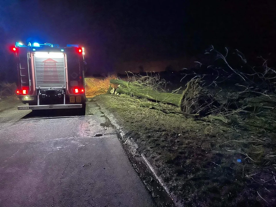 Nawałnica w powiecie łęczyckim. Strażacy interweniowali ponad 150 razy