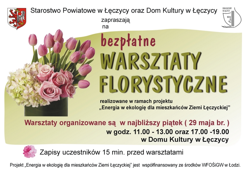 Bezpłatne Warsztaty Florystyczne - Zdjęcie główne