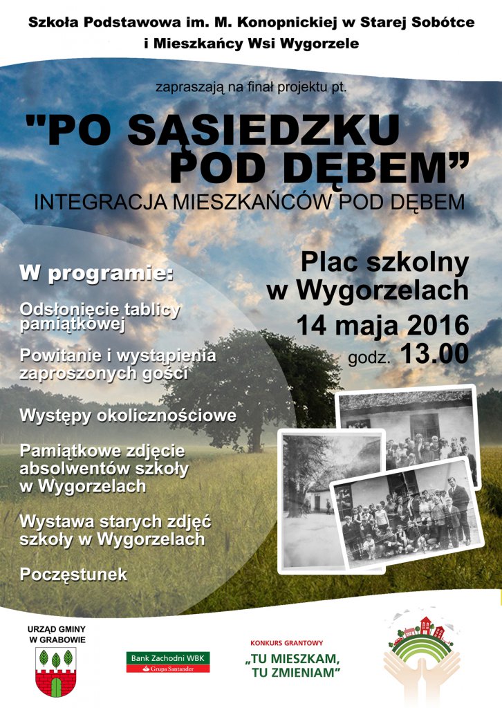 "Po sąsiedzku pod dębem – integracja mieszkańców pod dębem"  - Zdjęcie główne