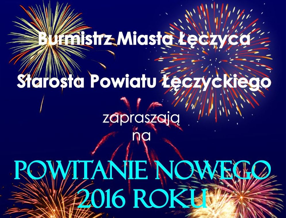 Powitanie Nowego Roku 2016 - Zdjęcie główne